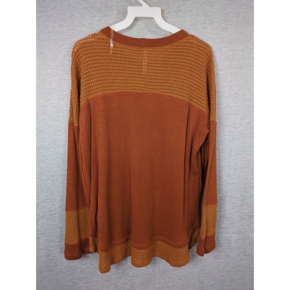 🎅🏻 3/$50 NWOT My Story Round Neck Top- Brown - Picture 4 of 6